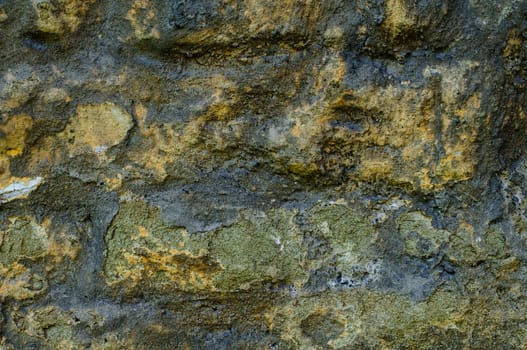 Old damaged brick wall close up. High resolution texture