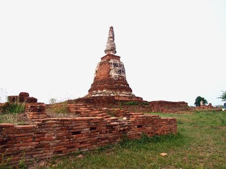 Ancient pagoda images in Thailand