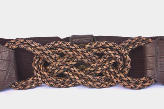 Stock Photo - leather belt isolated on white background
