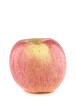 red apple on white background