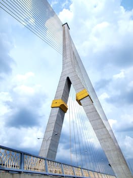 Rama VIII bridge in Bangkok, Thailand