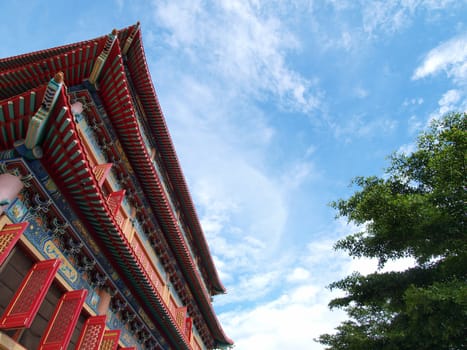 Leng-Noei-Yi Chinese temple 2 , Prabaromrachapisek Temple,Bangkok Thailand    