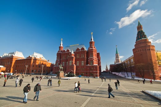 Kremlin, red square in Moscow, Russia