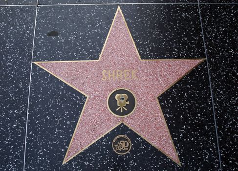 Star of Shrek in Hollywood