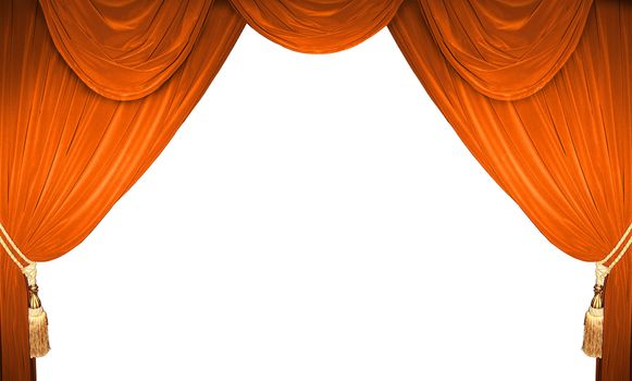 curtain of a classical theater 