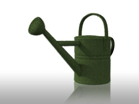 Eco Green Watering Can,a conceptual picture for sustainable business.