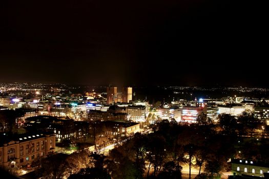 Oslo view at night