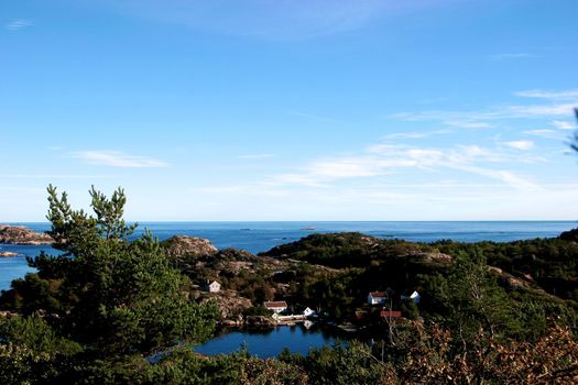 Coastline in southern Norway