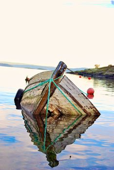 Sinking boat