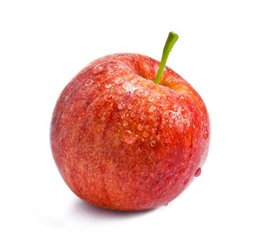 Gala apple on white background