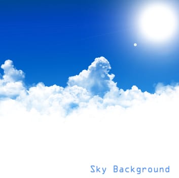 blue sky background