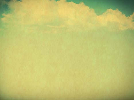 retro image of cloudy sky