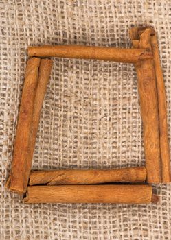 cinnamon sticks frame