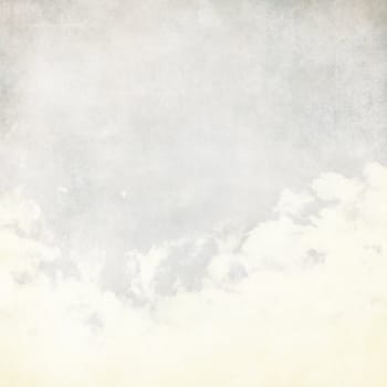 Water color like cloud on old paper texture background