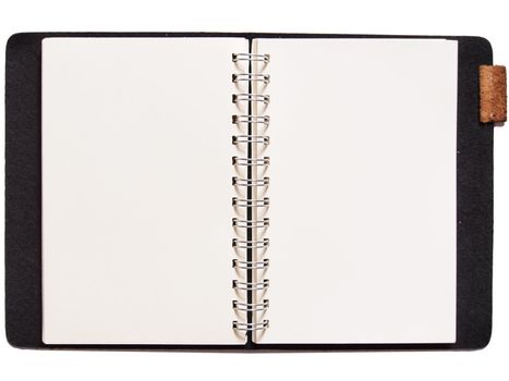 notebook isolated on the white background    