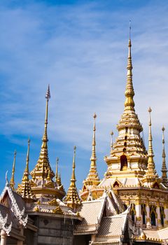 Temples in Thailand are very beautiful sculptures