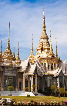 Temples in Thailand are very beautiful sculptures