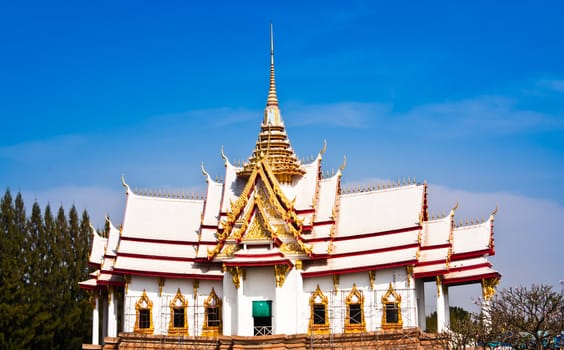 Temples in Thailand are very beautiful sculptures