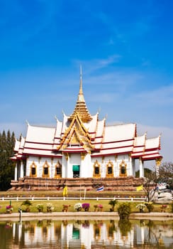 Temples in Thailand are very beautiful sculptures