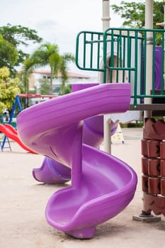 Playground in the park downtown.