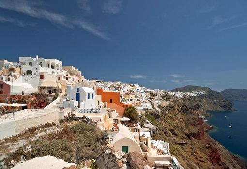 Santorini Ia view with typical architecture houses