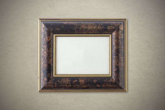 vintage picture frame, copy space