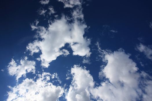 blue sky and clouds