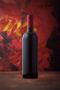 red wine bottle