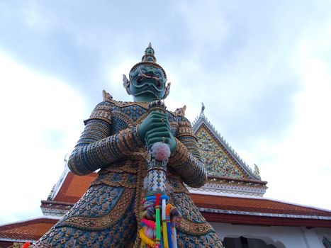 The Giant Statue in Wat Arun temple, Thailand