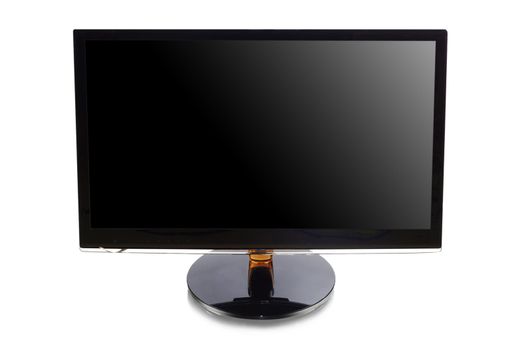 Computer monitor isolated on white
