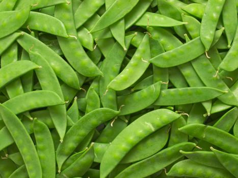 close up of snow peas food background