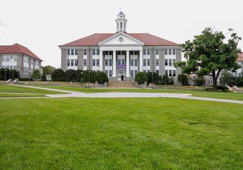 HARRISONBURG, VA - July 11. Wilson Hall at JMU on July 11, 2012. The is named after President Wilson and completed in 1931