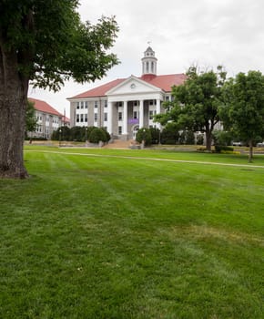 HARRISONBURG, VA - July 11. Wilson Hall at JMU on July 11, 2012. The is named after President Wilson and completed in 1931