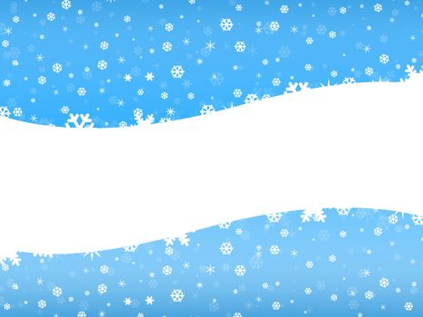 Christmas  background with white spac