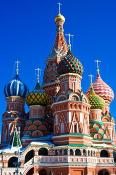 St Basil's Cathedral on Red Square, Moscow, Russia