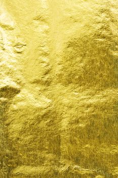 Gold foil abstract texture