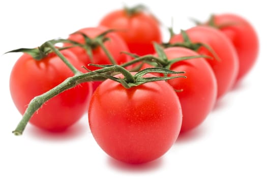 Fresh tomatoes isolated on whtie background