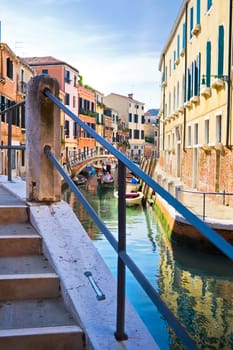 View from a typical venetian bridge, Italy