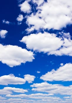 Blue cloudy sky