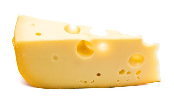 Cheese isolated on white background