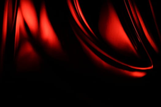 fine abstract image of red glass on black 