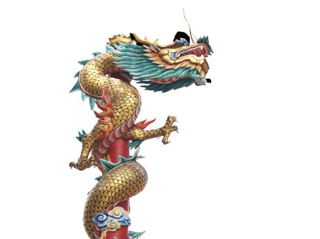 Chinese style dragon statue