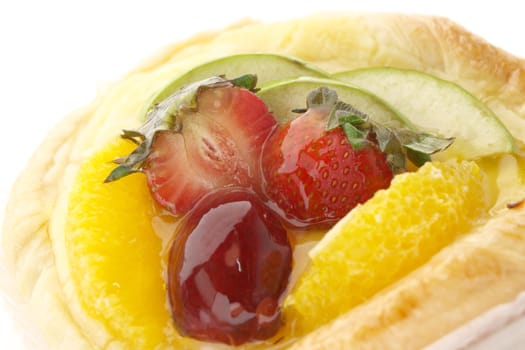 a fresh mix fruit pie  