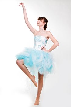 Photo young and beautiful ballerina