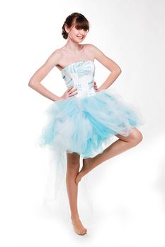Photo young and beautiful ballerina