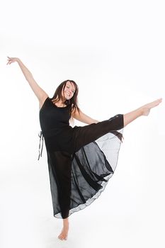 Photo young and beautiful ballerina