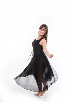 Photo young and beautiful ballerina