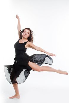 Photo young and beautiful ballerina