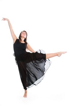 Photo young and beautiful ballerina