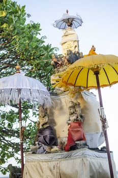 balinese shrine in bali indonesia